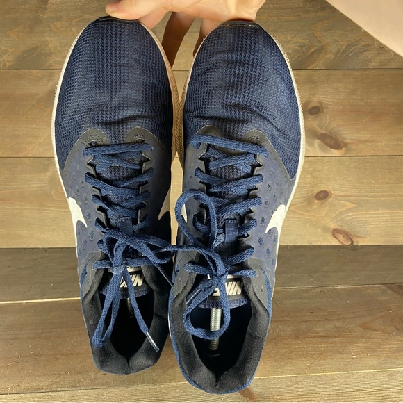 nike downshifter 7 mens size 13 shoes blue athletic running sneakers - Picture 5 of 8